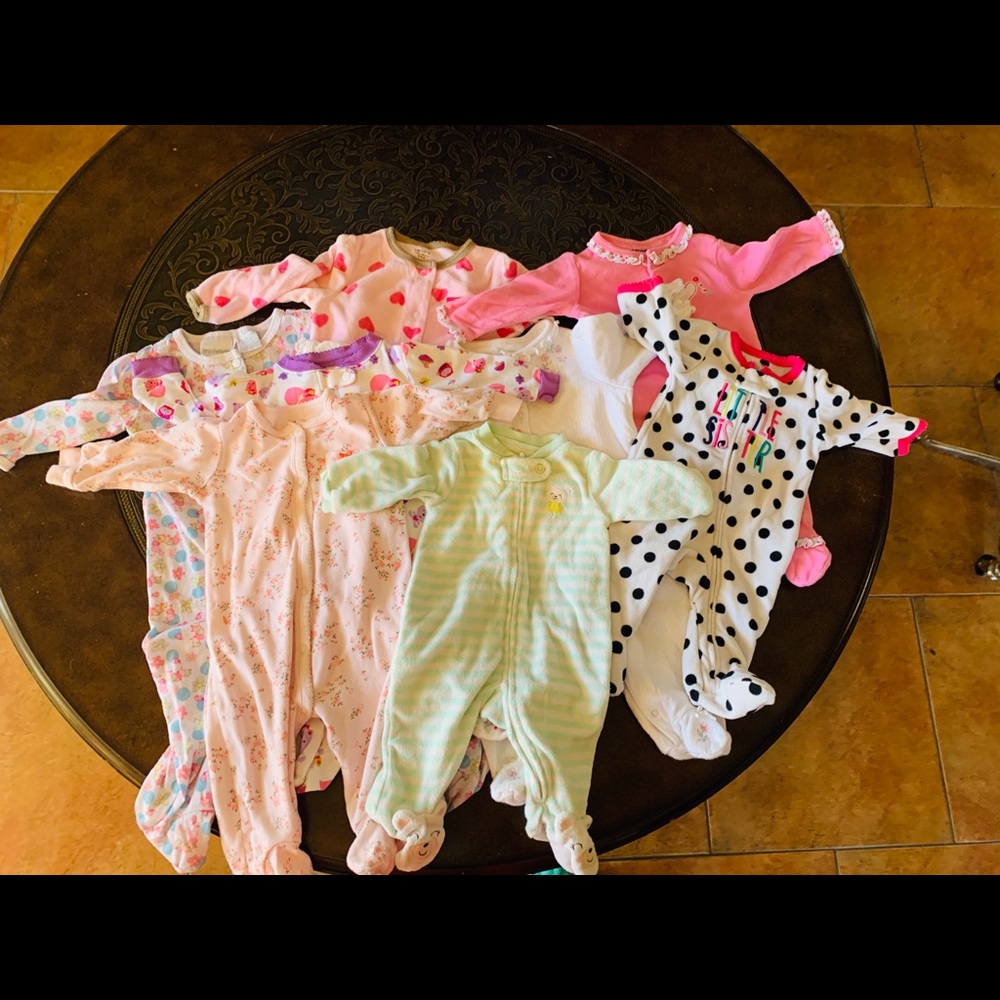 Baby girl pajamas.